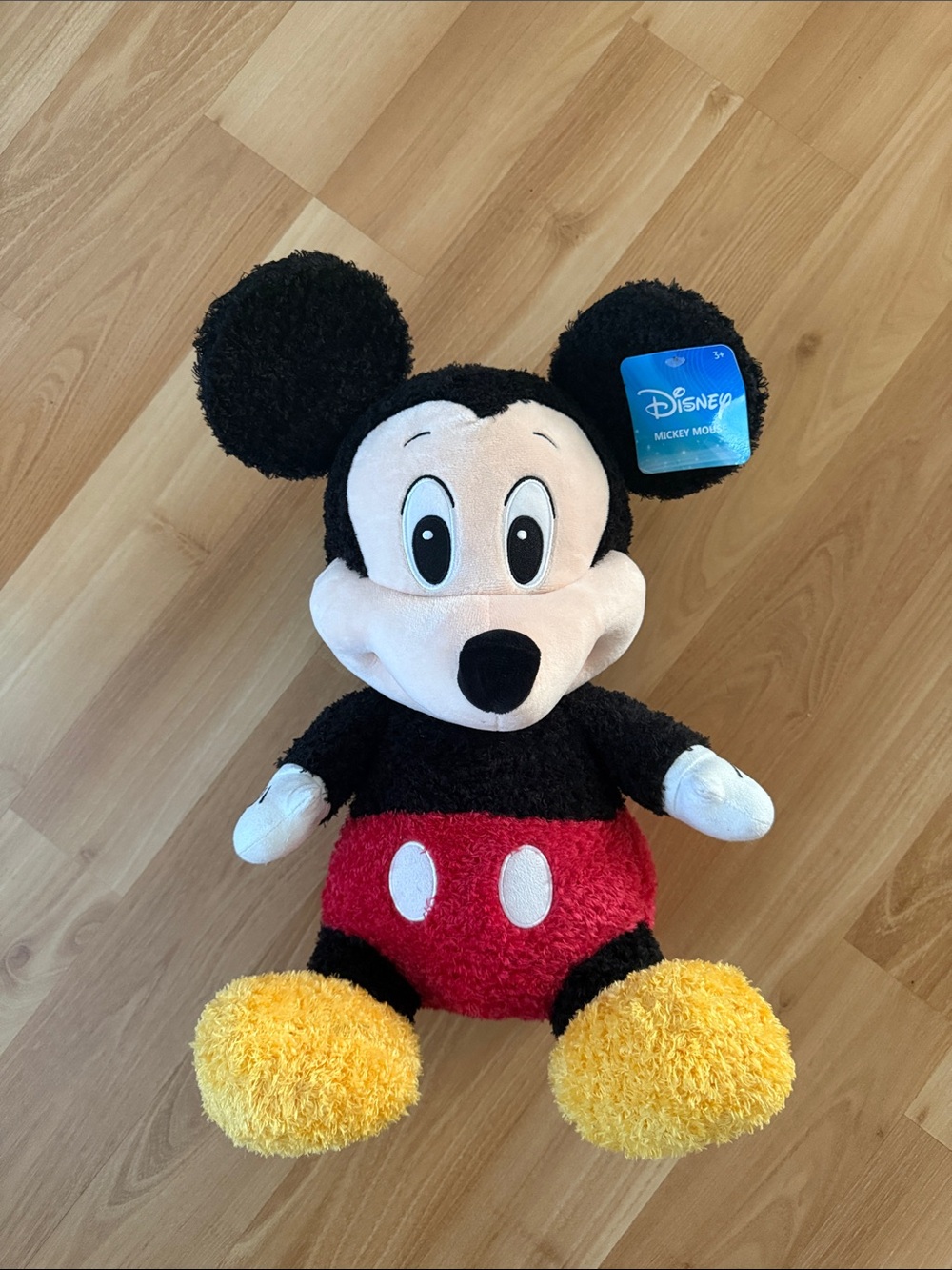 Disney Mickey Mouse Plush - Black, Red, Yellow